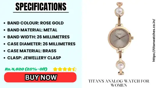 Titan’s Analog Watch For Women